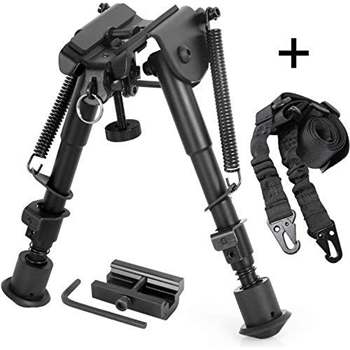   Gogoku 6-9" Bipod & Sling Combo with Adapter Mount for 20mm Rail - $14.69 (Free S/H over $25) - $14.69