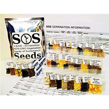   13,300+ Vegetable Seeds NON-GMO 33 Pack Variety - $19.90 + Free Shipping - $19.90