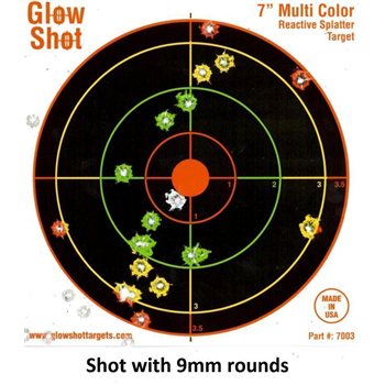   GlowShot 7" Reactive Splatter Targets Multi Color 100 pack - $22 + FREE Shipping on your first order - $22.00