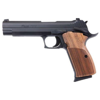   Sig Sauer P210 Standard 9mm Pistol, Black w/ Walnut Grips - $1299.99 - $1,299.99