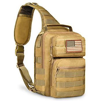   CVLIFE Tactical Sling Bag Pack with Padding Pocket - $16.79 w/code "2SFCYEEC" (Free S/H over $25) - $16.79