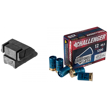   Brownells 12 GA 1-3/4" Challenger Super Shortshell 300 Rnd W/ Opsol Mini Adapter - $114.99 w/code "PTT" + S/H