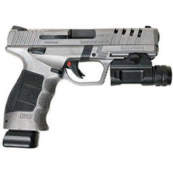   SAR USA SAR9X 9mm Pistol W/ Weapon Light, Platinum Cerakote - $499.99 - $499.99