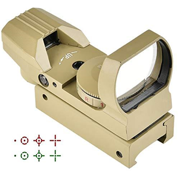   CVLIFE Sand 1X22X33 Red/Green Dot Sight - $21.59 w/code "4ZZL79AD" (Free S/H over $25) - $21.59