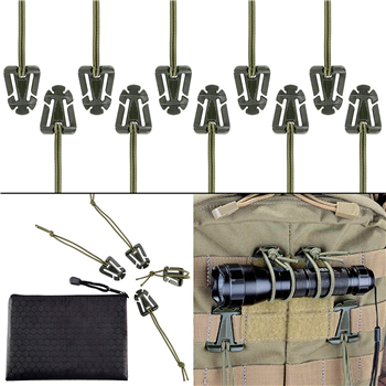   Pack of 10 Tactical Gear Clip Molle Web Dominators Backpack Straps - $9.99 (Free S/H over $25) - $9.99