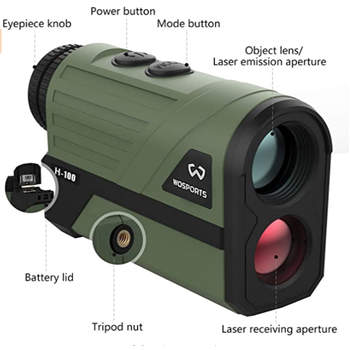   WOSPORTS 650 Yards Laser Rangefinder - $44.99 after 40% clip code on website (Free S/H over $25) - $44.99