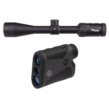   Sig Sauer HVP Whiskey 3 4-12x40mm Scope w/ Kilo 1400 Laser Rangefinder Value Pack - SOW34202HVP - $299.99 - $299.99