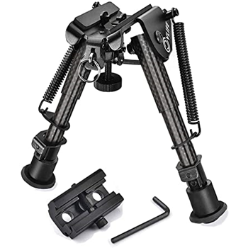   CVLIFE Carbon Fiber Bipod with Picatinny Rail Adapter 6-9 Inches - $18.19 w/code "3VX7YGQF" (Free S/H over $25) - $18.19