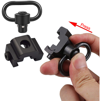    Gogoku QD Sling Mount Sling Swivel Quick Detach/Release 1.25" Push Button QD Sling Swivels Mount - $5.39 (Free S/H over $25) - $5.39