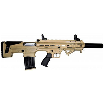   Panzer Arms BP12 Gen 2 Semi-Auto Bullpup 12 Gauge Shotgun, Desert Tan - BP12BSDT - $699.99 - $699.99