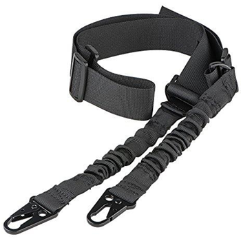   CVLIFE Two Points Sling with Length Adjuster Traditional Sling with Metal Hook for Outdoors Black - $10.98 (Free S/H over $25)