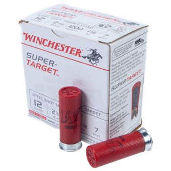   Winchester Super Target 2.75", 1 1/8 oz., 7 Shot, 12 Gauge Ammunition - 100 Rd Box - $41.99