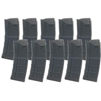   LANCER SYSTEMS AR-15 L5AWM Opaque Black Magazine 223/5.56 30rd Polymer 10-Pack - $136.99 after code "TAG"