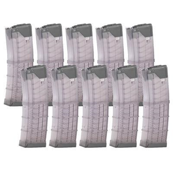   LANCER SYSTEMS AR-15 L5AWM Translucent Magazine 30-Rd 10-Pack - $174.99 after code "TAG" + S/H