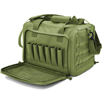   Tactical Gun Shooting Range Bag, Deluxe Pistol Range Duffle Bags (Black, Green, Tan, Pink) - $39.99 (Free S/H over $25) - $39.99