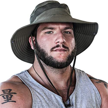   Fishing Hat Safari Cap with Sun Protection for Men and Women (Army Green) - $12.58 (Free S/H over $25)