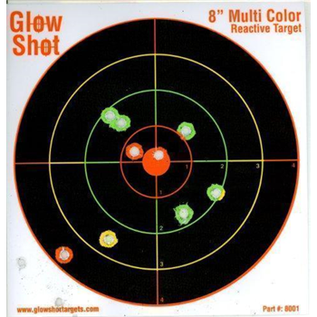   75 pack 8" Reactive Splatter Targets - GlowShot - Multi Color - $17.99 (Free S/H over $25)