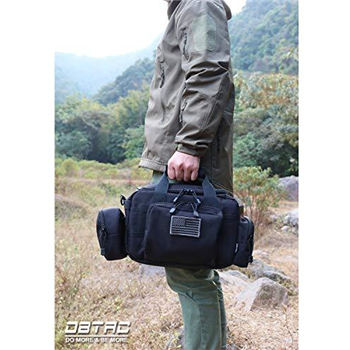   DBTAC Gun Range Bag Small Tactical 2X Pistol Duffle Bag Lockable Zipper for Handguns and Ammo - $35.99 (Free S/H over $25) - $35.99