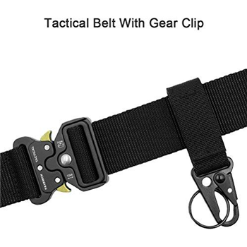   Tactical Military Utility Belt Nylon Web Heavy-Duty Quick-Release Metal Buckle (Black, Brown, Green) - $15.95 (Free S/H over $25) - $15.95
