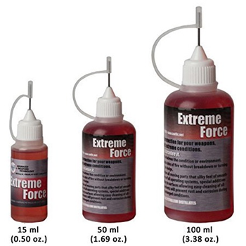   Gun Oil, Firearms & Weapons Oil, Lubricant, Protectant. Extreme Force Weaponâ€™s Lube (50 ml) - $11.95 (Free S/H over $25) - $11.95