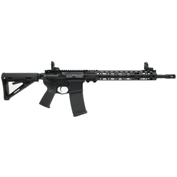   PSA 16" Mid-Length 5.56 NATO 1/7 Nitride 13.5" Lightweight M-Lok MOE EPT Rifle w/MBUS Sight Set - $809.99 - $809.99