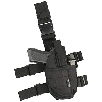   Adjustable Leg Holster, Black Tactical Thigh Holster for Pistols with Magazine Pouch (5 Colors) - $12.88 (Free S/H over $25) - $12.88