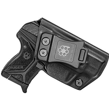  Amberide IWB KYDEX Holster Fit: Ruger LCP II 380 Inside Waistband Adjustable Cant US KYDEX Made (Black, Right - $26.99 (Free S/H over $25) - $26.99