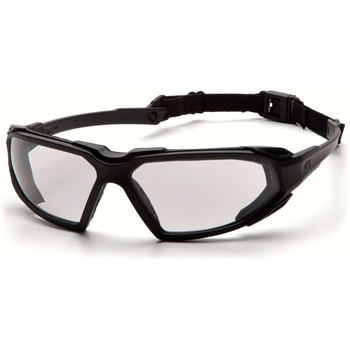   Pyramex Highlander Safety Eyewear, Black Frame/Clear Anti-Fog Lens - $7.95 (Free S/H over $25)