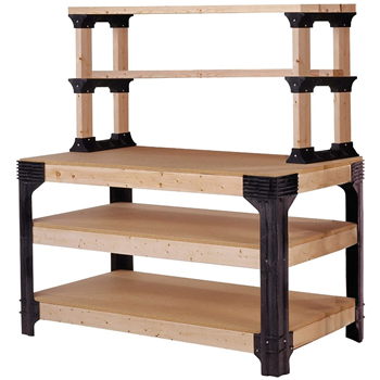   2x4basics Custom Work Bench and Shelving Storage System (No Lumber) - $52.05 + Free Shipping