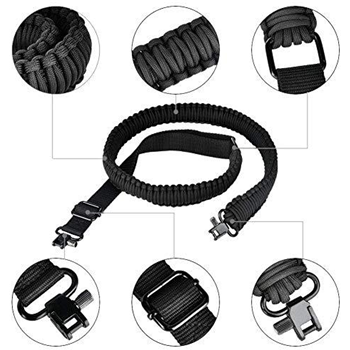   45% OFF CVLIFE Paracord 550 Two Points Sling Adjustable Rope Quick Swivel w/code ODRU6UP6 - $9.34 (Free S/H over $25)