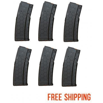   6 Pack of Hexmag Series 2 (Black, Gray, FDE, OD Green) - $59.99