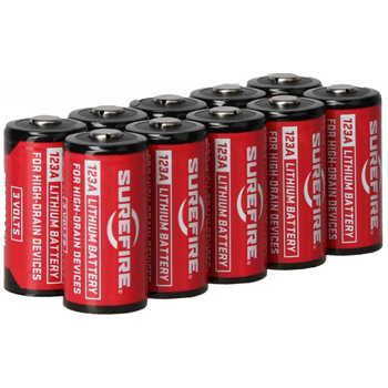   SureFire 123A Lithium Battery - Quantity of 10 - $19.99 - $19.99