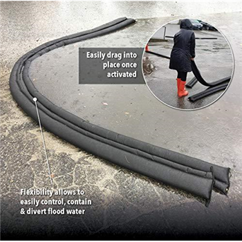   Quick Dam QD617-1 Flood Barriers, 1 Pack, Black - $24.1 (Free S/H over $25) - $24.10