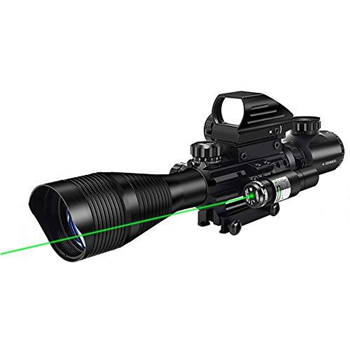   MidTen Riflescope Combo 4-12x50EG Dual Illuminated Optics & IIIA/2MW Laser Sight Scope - $74.99 w/code "6QAJ83S3" (Free S/H over $25) - $74.99