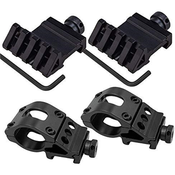   2-Pack 45 Degree Rail Mount for 20mm Rail & 2-Pack 45 Degree 1â€ Flashlight Scope - $11.19 W/CODE "93CS6Z86" (Free S/H over $25) - $11.19