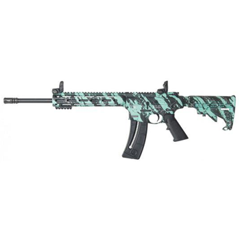   Smith & Wesson M&P 15-22 Sport .22 LR Rifle, Robin's Egg Blue Platinum - 12066 - $479.99 - $479.99