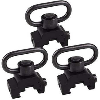  3-Pack QD Sling Swivel 1.25â€ Loop with Sling Mount for 20mm Rail Tactical Heavy Duty Quick Detach - $9.09 w/code "93CS6Z86" (Free S/H over $25) - $9.09