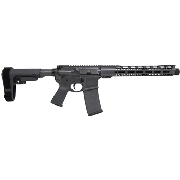   PSA Custom 12" Nitride Carbine-length 5.56 NATO 13.5" V2 Slant Mlok SBA3 Pistol - Gray - $1199.99 - $1,199.99