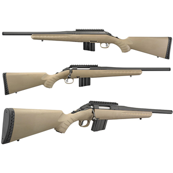   Ruger American Ranch 350 Legend 16.38" Barrel 5 Rnd FDE Threaded - $359.99 (Free S/H over $750) - $359.99