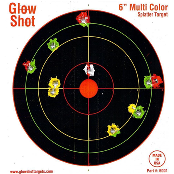   60 Pack - 6" Reactive Targets - GlowShot - Multi Color - Glow Shot - $14.99 (Free S/H over $25)