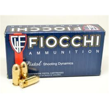   Fiocchi Shooting Dynamics 9mm 115gr FMJ 50rds 9AP - $29.99