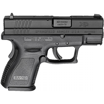   Springfield XD Defenders Series 9mm 3" Pistol, Black - $399.99
