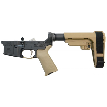   PSA AR15 Complete MOE EPT with adjustable brace Lower, FDE - $349.99