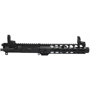   PSA 7" 5.56 NATO 1/7 Nitride 9" Lightweight M-Lok Freedom Upper With Fluted Flash Can, BCG, CH, & MBUS Sight Set - $449.99