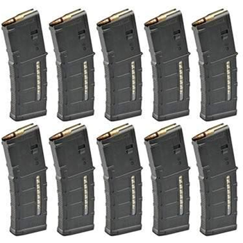   MAGPUL AR-15 PMAG GEN M3 Magazine 223/5.56 30rd Polymer Black 10pk - $154.99 after coupon "TAG" + S/H