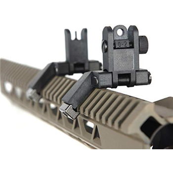   Ultralight Flip Up Sight 45 Degree Offset Rapid Transition Front and Backup Rear Sight Polyphenylene - $21.98 (Free S/H over $25)