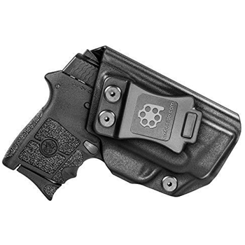   Amberide IWB KYDEX Holster Fit: Smith & Wesson M&P Bodyguard 380 Auto & Integrated Laser - $26.99 - Buy 2 get 10% OFF (Free S/H over $25) - $26.99