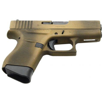   Glock 43 9mm Pistol, Battleworn Burnt Bronze - $599.99 - $599.99