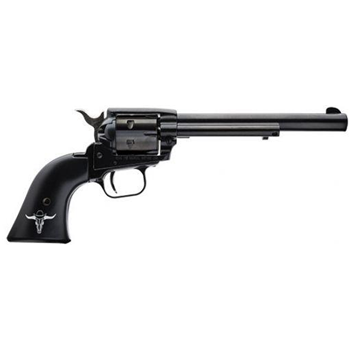   Heritage Rough Rider 6.5" .22 LR Revolver, Skull Grips - $139.99 - $139.99