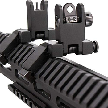   Flip Up 45 Degree Offset Sights Set, Flip Up Rapid Transition Backup Aluminium - $21.99 (Free S/H over $25) - $21.99